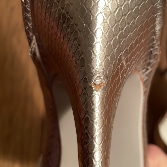 Ted Baker RoseGold Open Toed Pumps uk7/us9 - Picture 9 of 9